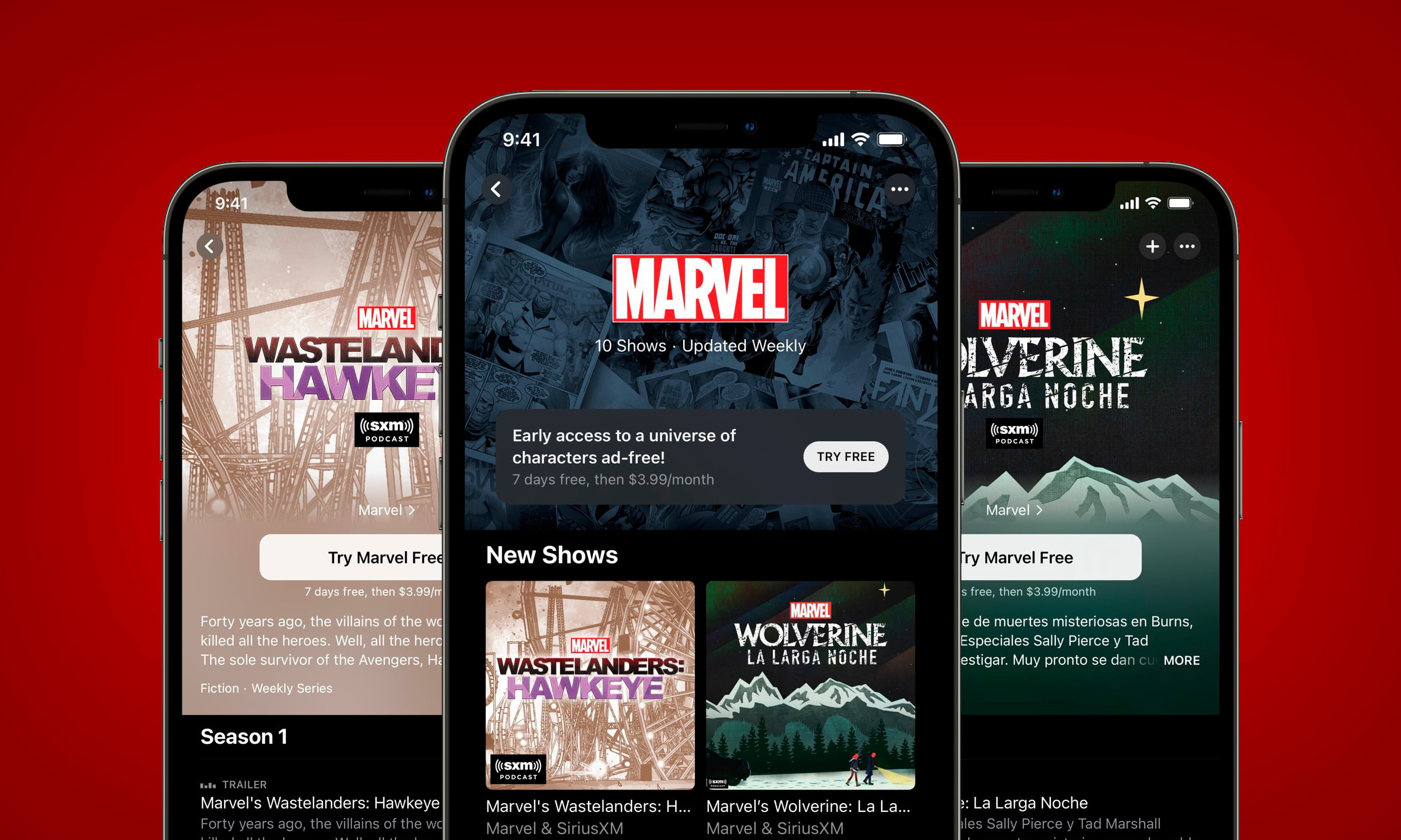 Marvel has a new channel on Apple Podcasts with exclusive titles and early access via subscription