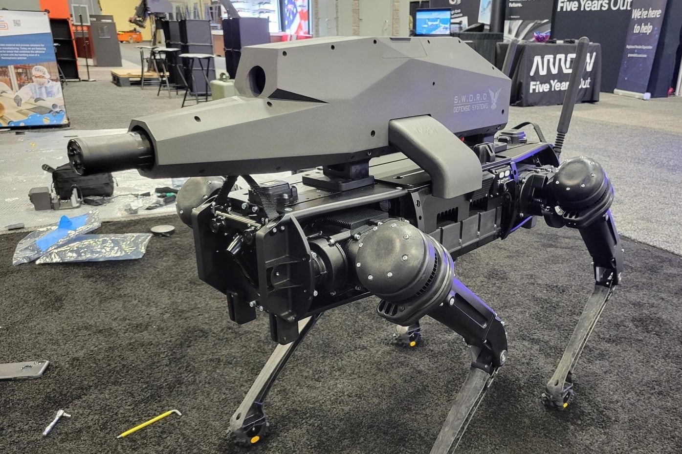 A security firm thinks putting guns on robot dogs is a good idea