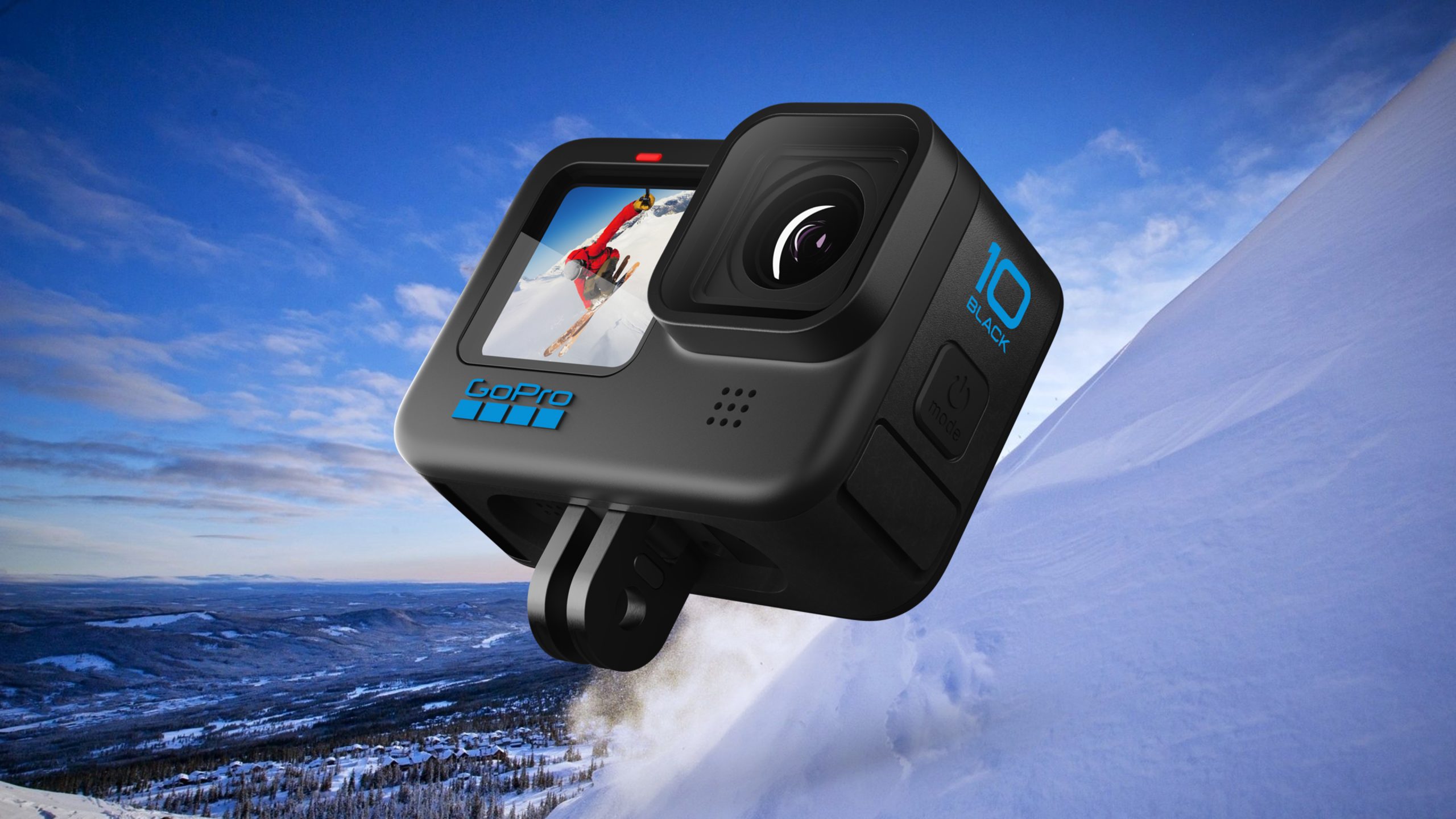 The new GoPro HERO10 Black boasts the new high-performance GP2 processor that improves everything