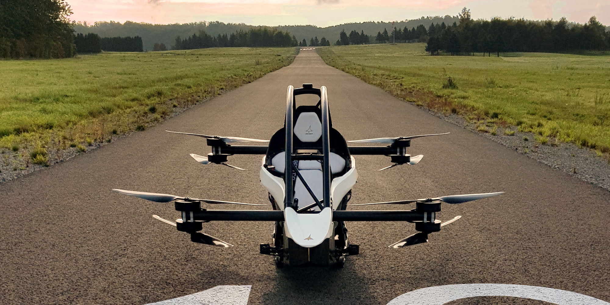 The Jetson ONE flying car appears flying over water in an impressive video