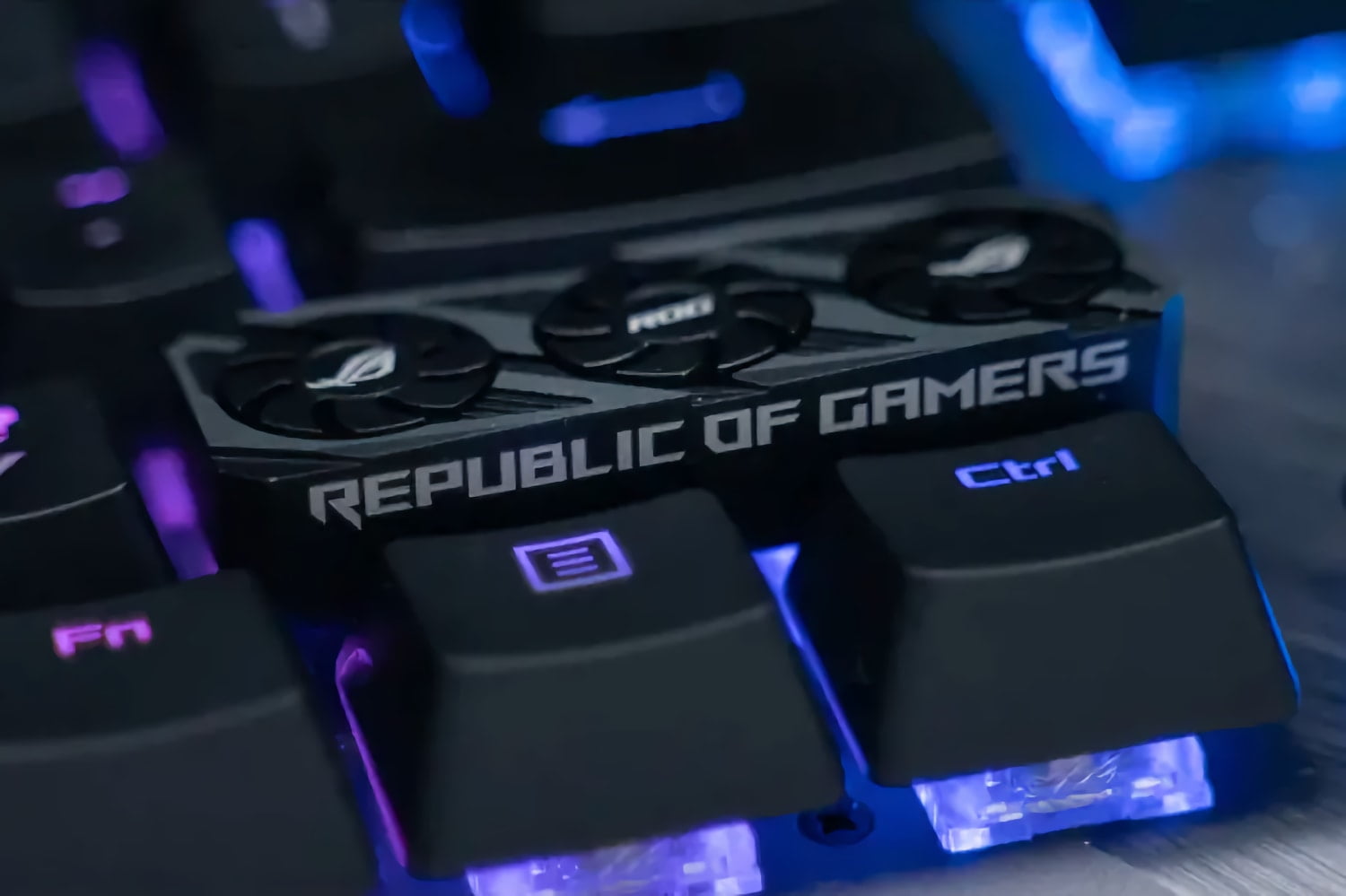 This key from Asus has fans and is as hard to get as a GPU