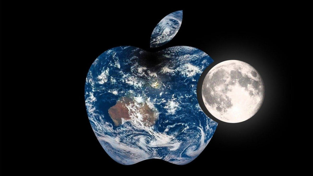 The bitten apple eats the world