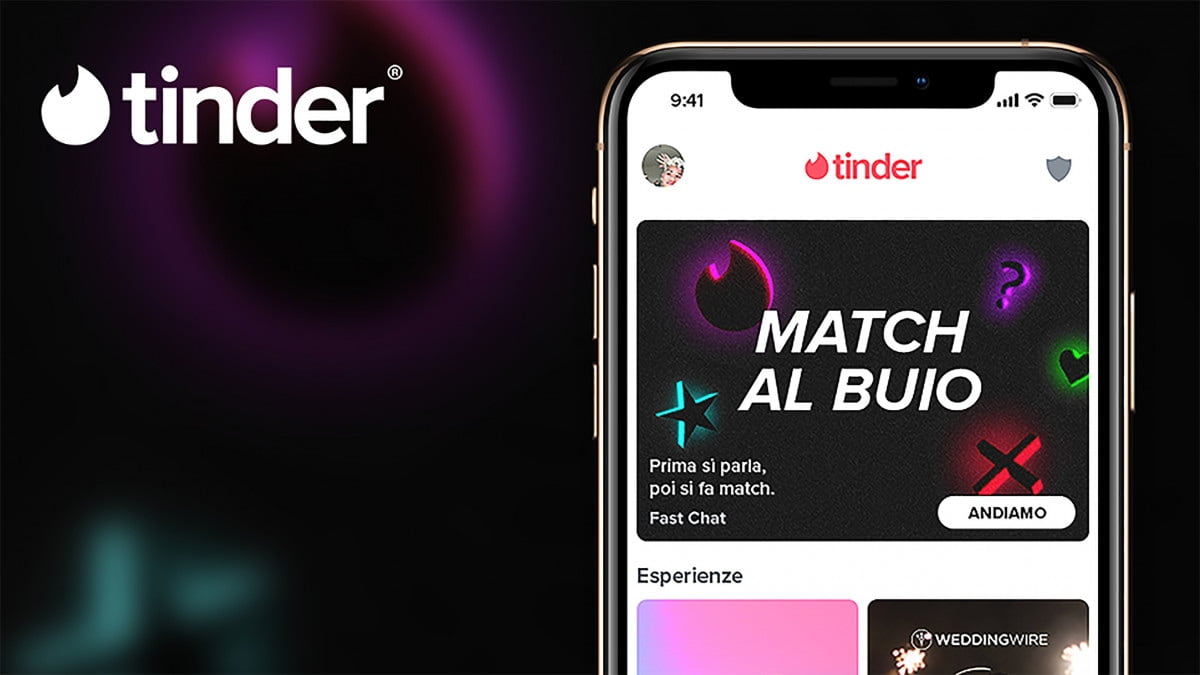 Tinder reverses the situation: no photos, the matches are done in the dark!