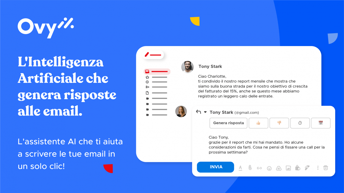 Overwhelmed by emails?  Ovy arrives, the Italian virtual assistant who responds with AI