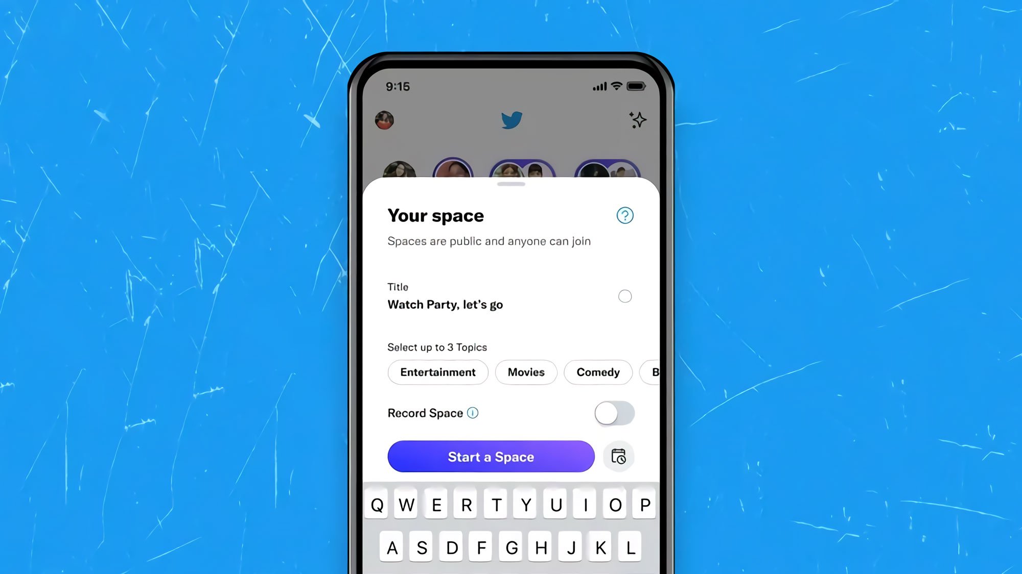 Twitter Spaces now allow you to record and share 30-second clips