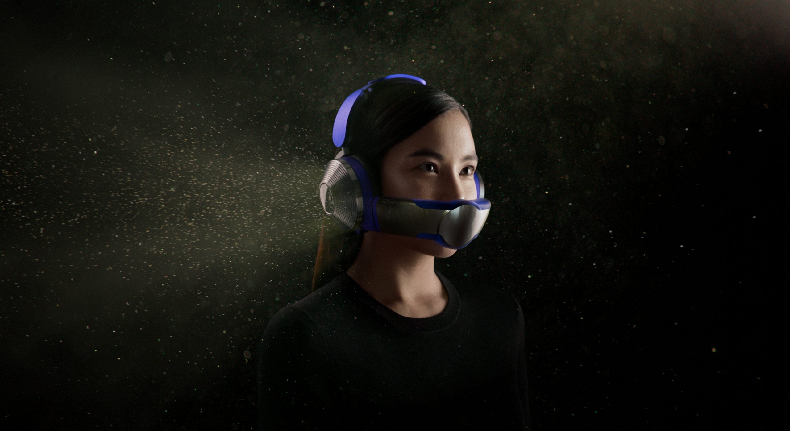 Dyson unveils air-purifying headphones that look like something out of Cyberpunk 2077