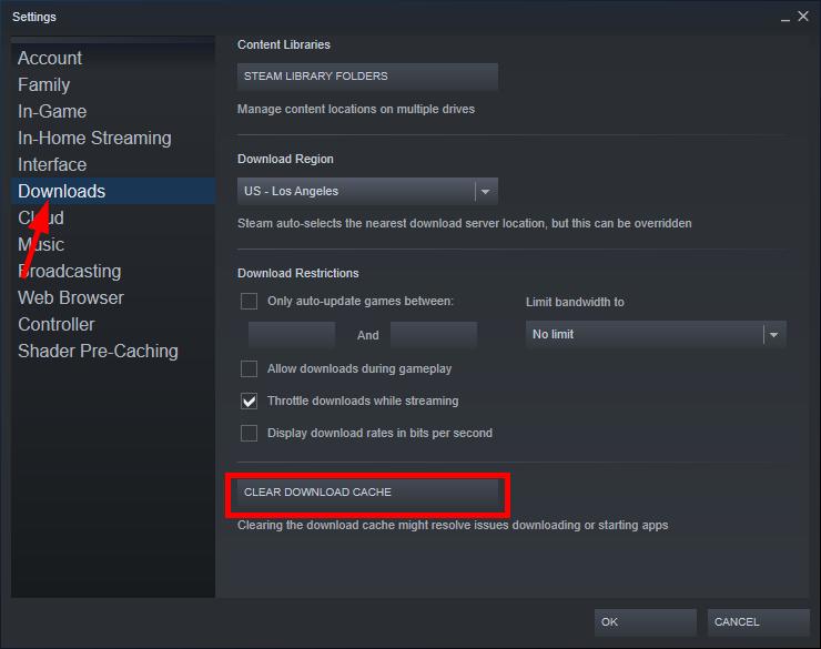 Steam download speed slow